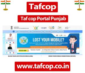 Taf cop Portal Punjab