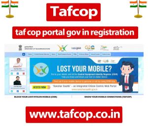 taf cop portal gov in registration