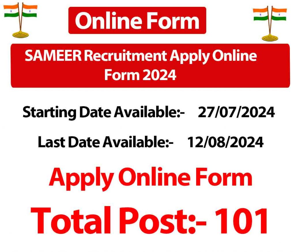 SAMEER Recruitment