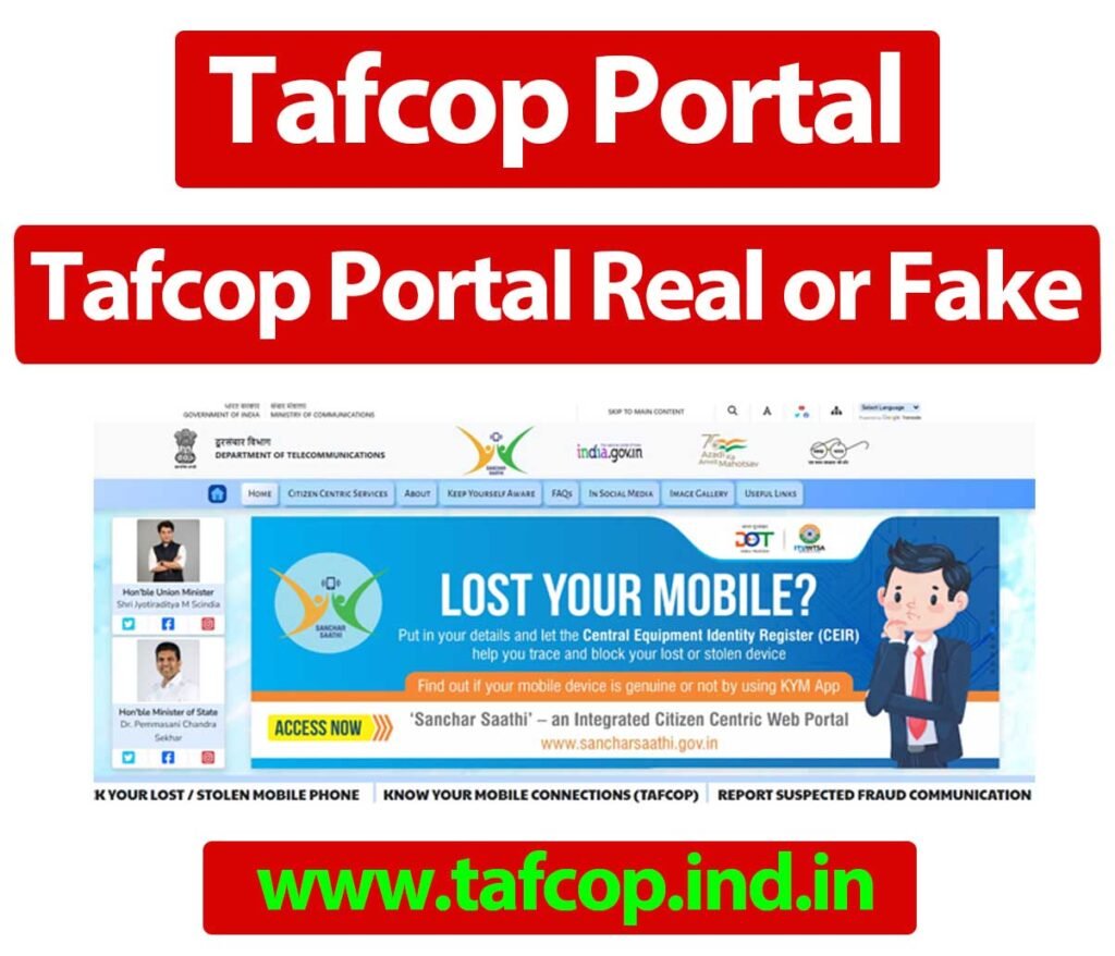 Tafcop Portal Real or Fake