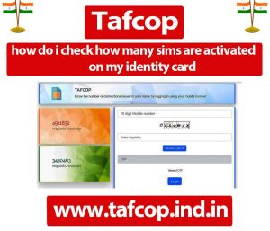 how do i check how many sims are activated on my identity card